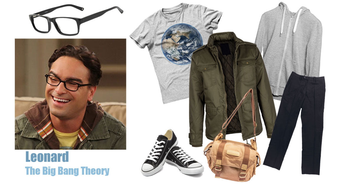 Leonard from The Big Bang Theory Halloween Costume Idea Last Minute Easy