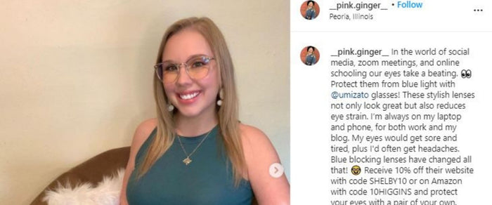 Umizato Computer Glasses April Team Shout Outs