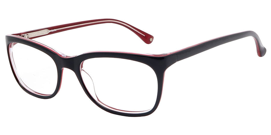 Charlotte Black Red Computer Glasses front
