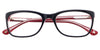 Charlotte Black Red Computer Glasses top