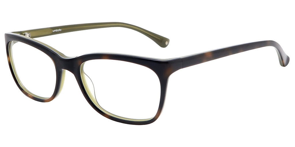 Charlotte Tortoise Olive Computer Glasses front side