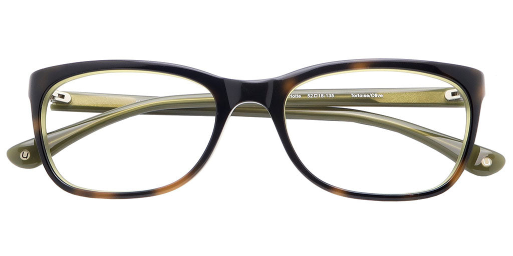 Charlotte Tortoise Olive Computer Glasses top