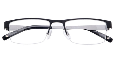 Fuji Black Silver Computer Glasses top