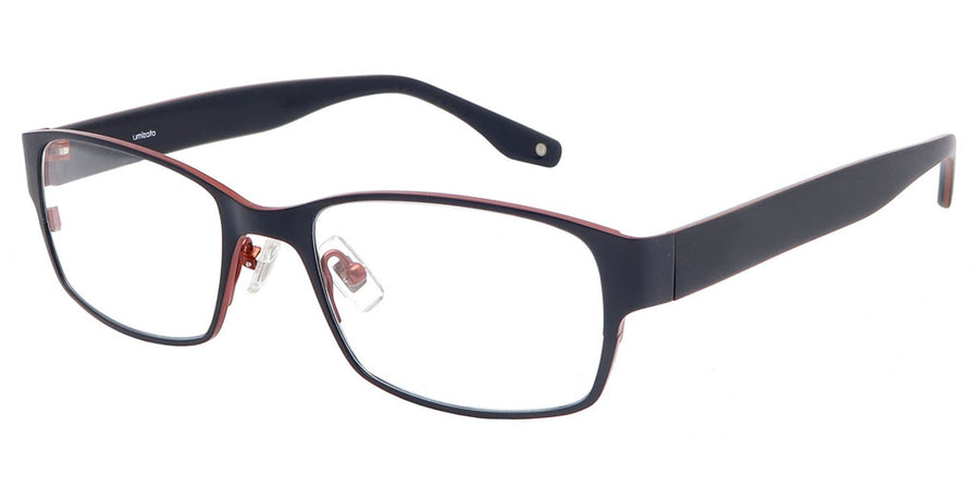 Ouray Dark Blue Red Computer Glasses front