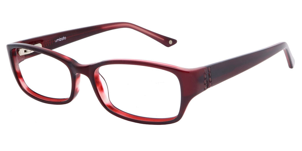 Perth Burgundy Computer Glasses front side